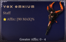 Vox Omnium [ ⭐️ Affix: MAX ROLL]