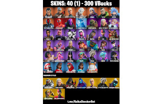 UNIQUE - Spider, The Ageless  [40 Skins, 300 Vbucks, 42 Axes, 32 Emotes, 46 Gliders and MORE!]