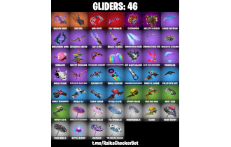 UNIQUE - Spider, The Ageless  [40 Skins, 300 Vbucks, 42 Axes, 32 Emotes, 46 Gliders and MORE!]