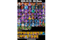 UNIQUE -  Snap , Torin [60 Skins, 200 Vbucks, 57 Axes, 82 Emotes, 46 Gliders and MORE!]