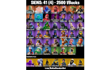 UNIQUE - Spectra Knight,  Peter Griffin  [41 Skins, 2500 Vbucks, 38 Axes, 60 Emotes, 49 Gliders and MORE!]