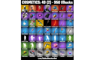 UNIQUE - Eon,  Paradigm (Reality-659)  [4 Skins, 950 Vbucks, 12 Axes, 10 Emotes, 11 Gliders and MORE!]