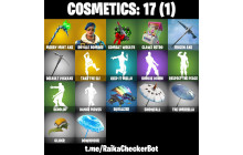 UNIQUE - Royale Bomber,  Merry Mint Axe  [1 Skins, 3 Axes, 6 Emotes, 5 Gliders and MORE!]