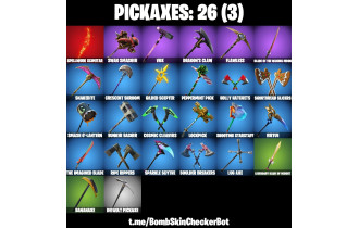 UNIQUE - Tilted Teknique,  Orange Justice  [21 Skins, 800 Vbucks, 26 Axes, 44 Emotes, 34 Gliders and MORE!]