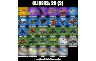 UNIQUE - Reflex ,  Royale Bomber  [46 Skins, 1310 Vbucks, 23 Axes, 38 Emotes, 29 Gliders and MORE!]