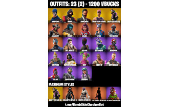 UNIQUE - Ikonik, OG STW  [23 Skins, 1200 Vbucks, 14 Axes, 43 Emotes, 27 Gliders and MORE!]