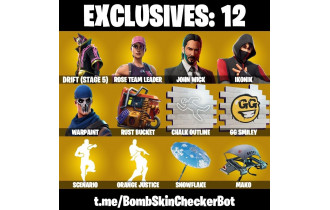 UNIQUE - Ikonik, OG STW  [23 Skins, 1200 Vbucks, 14 Axes, 43 Emotes, 27 Gliders and MORE!]