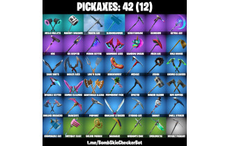 UNIQUE -  Double Helix ,  Fishstick (World Cup)  [75 Skins, 100 Vbucks, 42 Axes, 66 Emotes, 38 Gliders and MORE!]