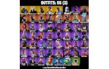 UNIQUE - Blue Team Leader , Rogue Agent [55 Skins, 43 Axes, 44 Emotes, 50 Gliders and MORE!]