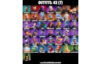 UNIQUE - Neo Versa,  The Prisoner  [40 Skins, 44 Axes, 43 Emotes, 37 Gliders and MORE!]