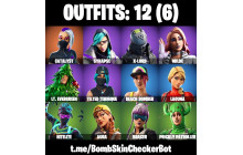 UNIQUE - Catalyst,  X-Lord [12 Skins, 19 Axes, 28 Emotes, 27 Gliders and MORE!]