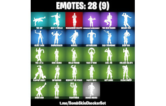 UNIQUE - Catalyst,  X-Lord [12 Skins, 19 Axes, 28 Emotes, 27 Gliders and MORE!]