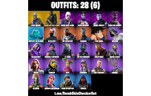 UNIQUE - Blue Squire, Master Chief (Matte Black)  [28 Skins, 18 Axes, 26 Emotes, 27 Gliders and MORE!]