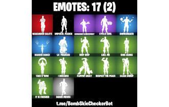 UNIQUE - Prodigy, Lt. Evergreen  [7 Skins, 23 Axes, 17 Emotes, 27 Gliders and MORE!]