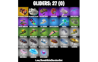 UNIQUE - Prodigy, Lt. Evergreen  [7 Skins, 23 Axes, 17 Emotes, 27 Gliders and MORE!]