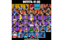 UNIQUE - Glow,  Blue Striker  [41 Skins, 36 Axes, 36 Emotes, 42 Gliders and MORE!]