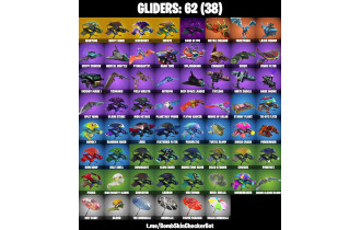 UNIQUE - Galaxy,  Fresh  [138 Skins, 700 Vbucks, 81 Axes, 98 Emotes, 62 Gliders and MORE!]