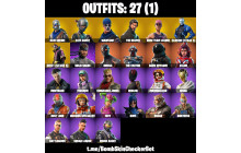 UNIQUE - The Reaper,  Blue Squire  [27 Skins, 22 Axes, 29 Emotes, 27 Gliders and MORE!]