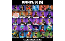 UNIQUE - Peter Griffin,  Valeria  [30 Skins, 39 Axes, 28 Emotes, 37 Gliders and MORE!]