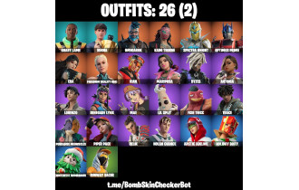 UNIQUE - Paradigm (reality,  Kado Thorne  [26 Skins, 31 Axes, 28 Emotes, 34 Gliders and MORE!]