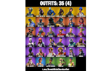 UNIQUE - The Reaper, Blue Team Leader  [35 Skins, 19 Axes, 33 Emotes, 28 Gliders and MORE!]