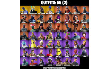 UNIQUE - Hybrid, Blue Team Leader  [55 Skins, 42 Axes, 51 Emotes, 52 Gliders and MORE!]