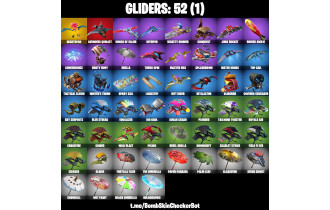 UNIQUE - Hybrid, Blue Team Leader  [55 Skins, 42 Axes, 51 Emotes, 52 Gliders and MORE!]