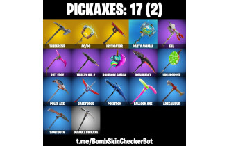 UNIQUE - Black Knight, AC/DC  [32 Skins, 250 Vbucks, 17 Axes, 25 Emotes, 22 Gliders and MORE!]