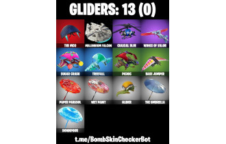 UNIQUE - Trilogy, Carbide  [9 Skins, 12 Axes, 10 Emotes, 13 Gliders and MORE!]