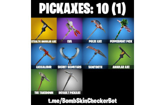 UNIQUE - Stealth Reflex , Reflex [9 Skins, 10 Axes, 16 Emotes, 16 Gliders and MORE!]