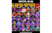 UNIQUE - Prodigy, Ronin  [36 Skins, 39 Axes, 23 Emotes, 37 Gliders and MORE!]