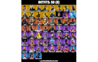 UNIQUE - Sparkle Specialist,  Floss [59 Skins, 50 Axes, 49 Emotes, 64 Gliders and MORE!]