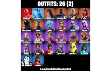 UNIQUE - Spider-Man,  Polar Peely  [26 Skins, 27 Axes, 41 Emotes, 28 Gliders and MORE!]