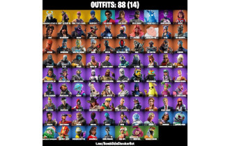 UNIQUE - Great Emotes, OG STW  [88 Skins, 78 Axes, 127 Emotes, 82 Gliders and MORE!]