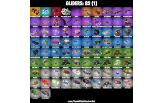 UNIQUE - Great Emotes, OG STW  [88 Skins, 78 Axes, 127 Emotes, 82 Gliders and MORE!]