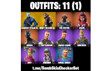 UNIQUE - Drift,  Omega  [11 Skins, 12 Axes, 20 Emotes, 16 Gliders and MORE!]