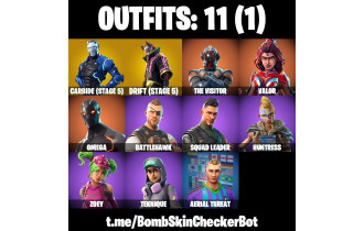 UNIQUE - Drift,  Omega  [11 Skins, 12 Axes, 20 Emotes, 16 Gliders and MORE!]