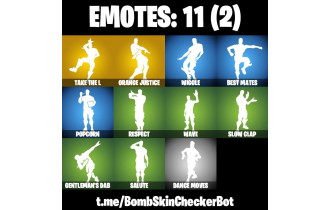 UNIQUE - Take The L,  [9 Skins, 7 Axes, 11 Emotes, 9 Gliders and MORE!]