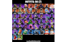 UNIQUE - Renzo the Destroyer , Nezumi  [50 Skins, 56 Axes, 58 Emotes, 64 Gliders and MORE!]