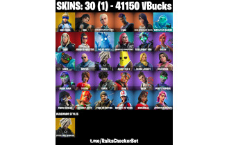 UNIQUE - Neo Versa, Jennifer Walters  [30 Skins, 41150 Vbucks, 45 Axes, 31 Emotes, 50 Gliders and MORE!]