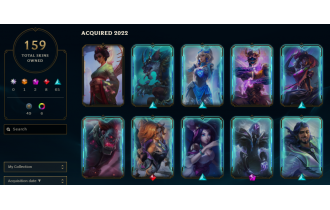 UNIQUE - Unranked - 1x Ultimate Skin [159 Skins, 157 Champs, 128331 BE, 255 LVL, 3 RP and MORE!]