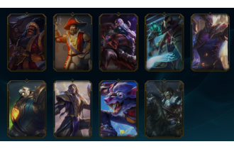 UNIQUE - Unranked - 1x Mythic Skin [31 Skins, 95 Champs, 331 BE, 167 LVL, 65 RP and MORE!]