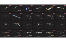 UNIQUE - Unranked - 8x Knife Skins [16 Agents, LVL 83, 2x Champions 2022 Skins  and MORE!]