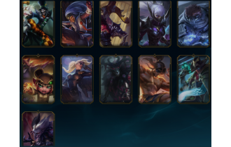 UNIQUE - Unranked - 1x Mythic Skin [22 Skins, 50 Champs, 425 BE, 72 LVL, 253 RP and MORE!]