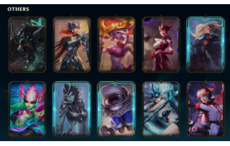 UNIQUE - Unranked - 1x Legendary Skin [17 Skins, 52 Champs, 19225 BE, 42 LVL, 80 RP and MORE!]