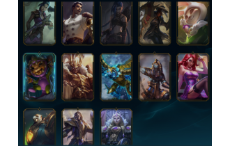 UNIQUE - Unranked - 1x Mythic Skin [34 Skins, 46 Champs, 3396 BE, 117 LVL, 145 RP and MORE!]