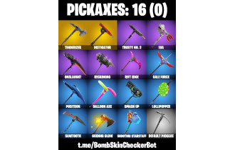 UNIQUE - The Reaper,  Take The L  [28 Skins, 1150 Vbucks, 16 Axes, 18 Emotes, 19 Gliders and MORE!]