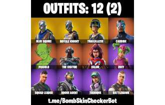 UNIQUE - Royale Knight, Blue Squire [12 Skins, 15 Axes, 37 Emotes, 31 Gliders and MORE!]