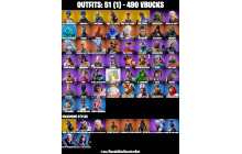 UNIQUE - Blue Squire, OG STW  [51 Skins, 490 Vbucks, 48 Axes, 43 Emotes, 55 Gliders and MORE!]