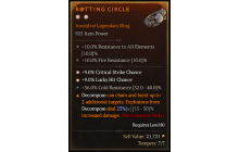 Legendary Ring[*9 Crit | *9 LHC | 36 CR]